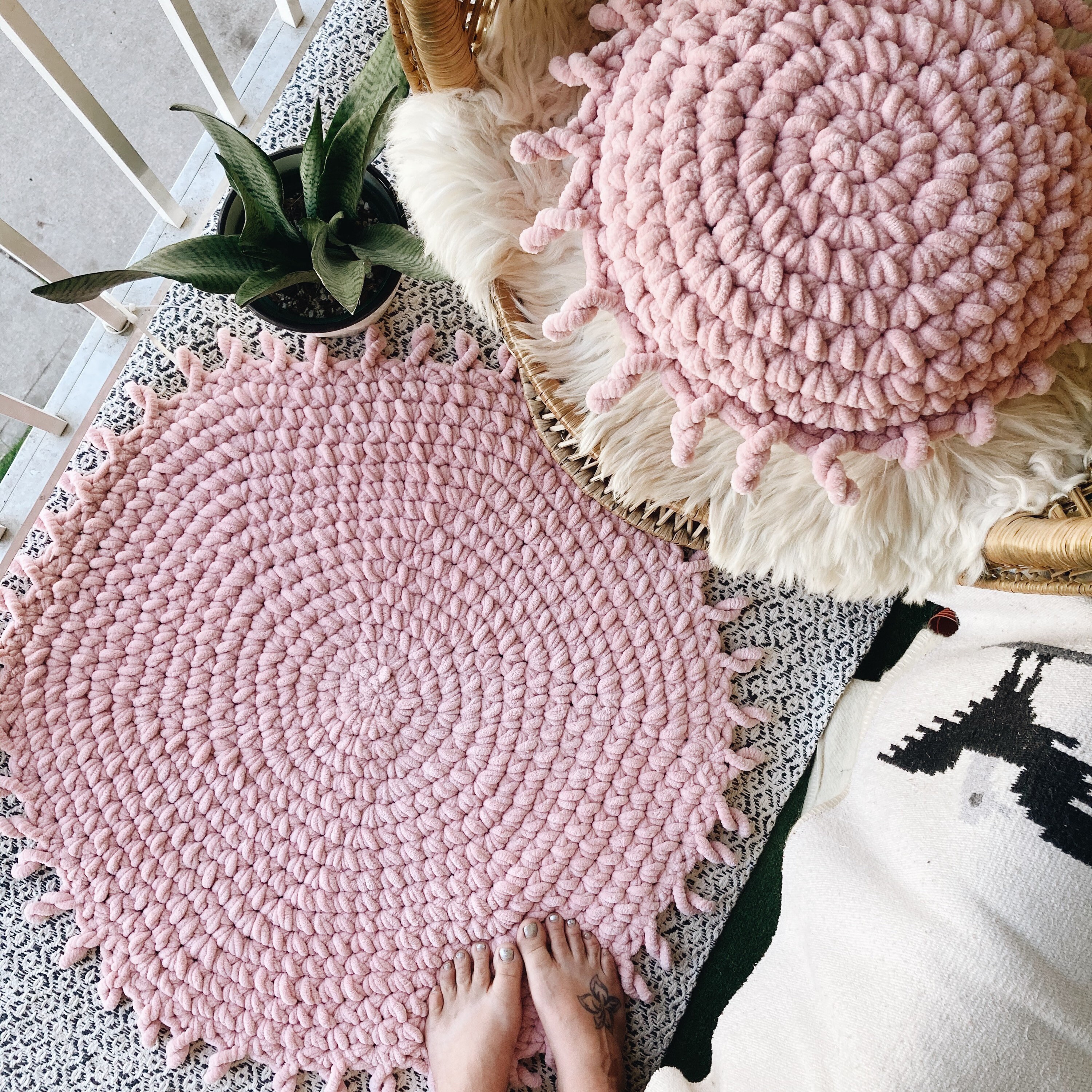 CROCHET PATTERN // Boho Sunshine Rug // Solaris Sun Mat // | Etsy