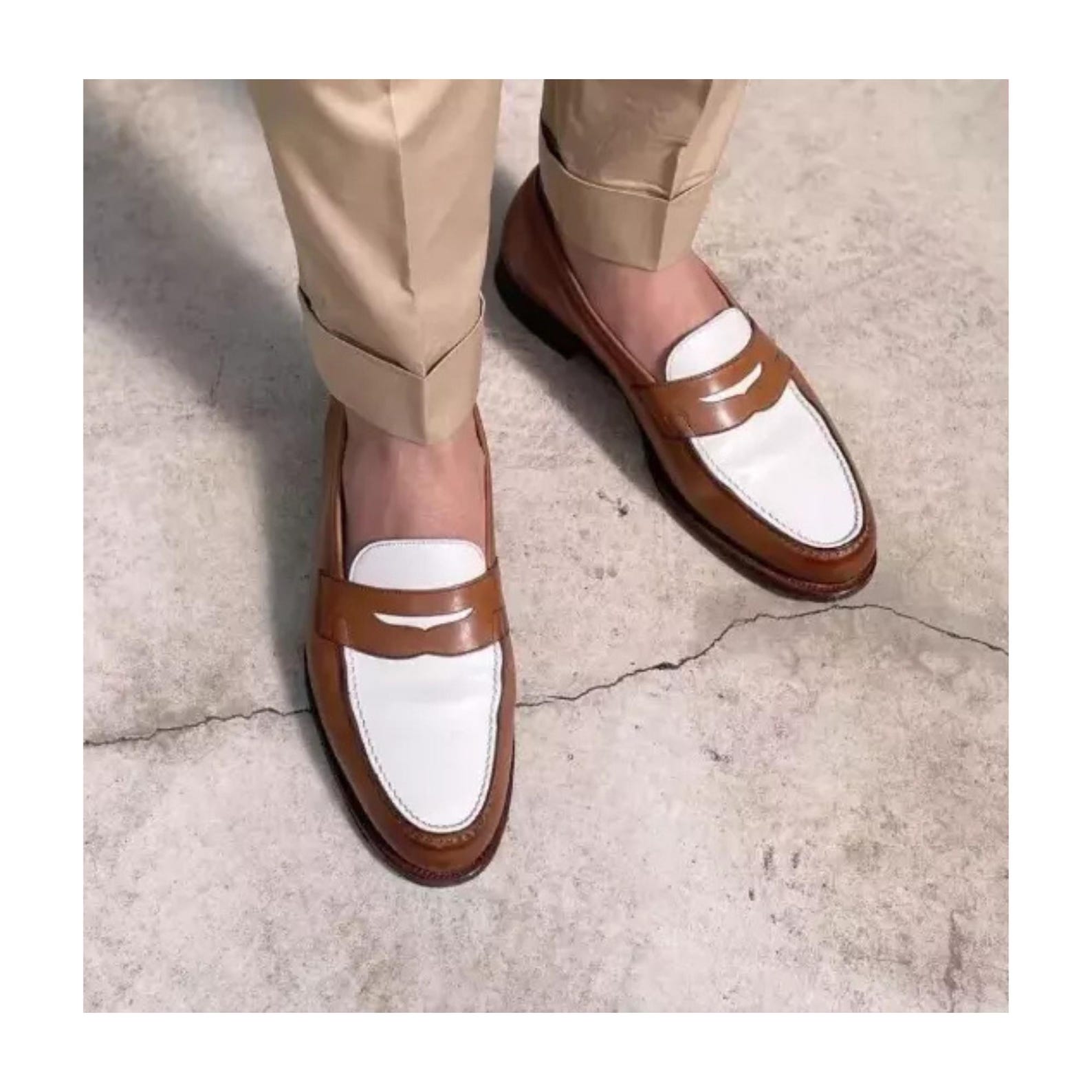 Stylish Belmore Men's Leather Loafers - Brown