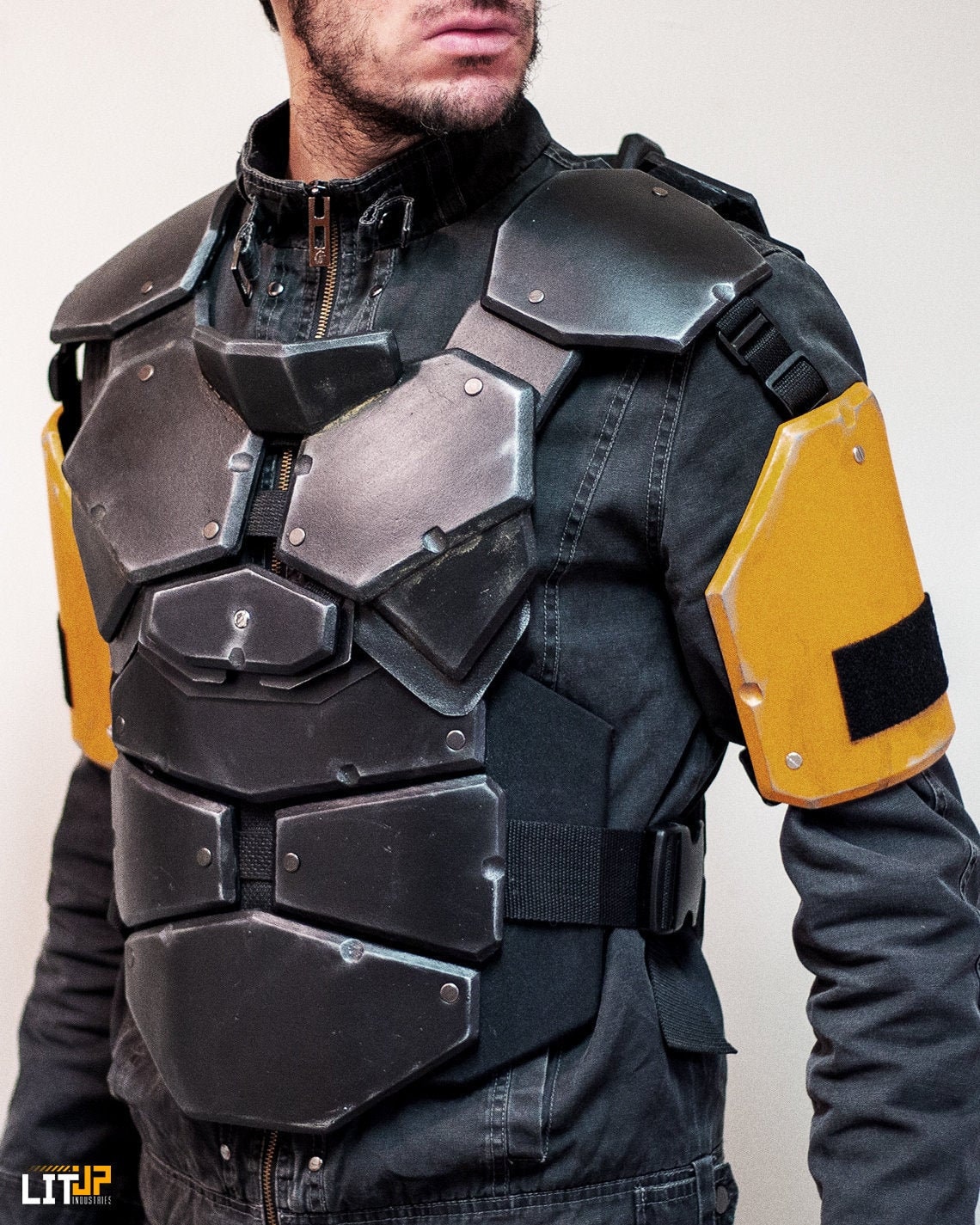 futuristic light armor suit