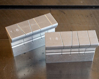 Dovetail Saw Guide (1-6 and 1-8 Set)  Designed for Woodworkers by a Woodworker.  Made in the USA (~10% discount when purchased as a set)