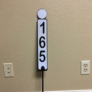 Reflective 911 Emergency Sign, House Number Sign, Street Numbers, Personalized Address, Custom Address Plaque, 16Ga. Steel, AJD Designs
