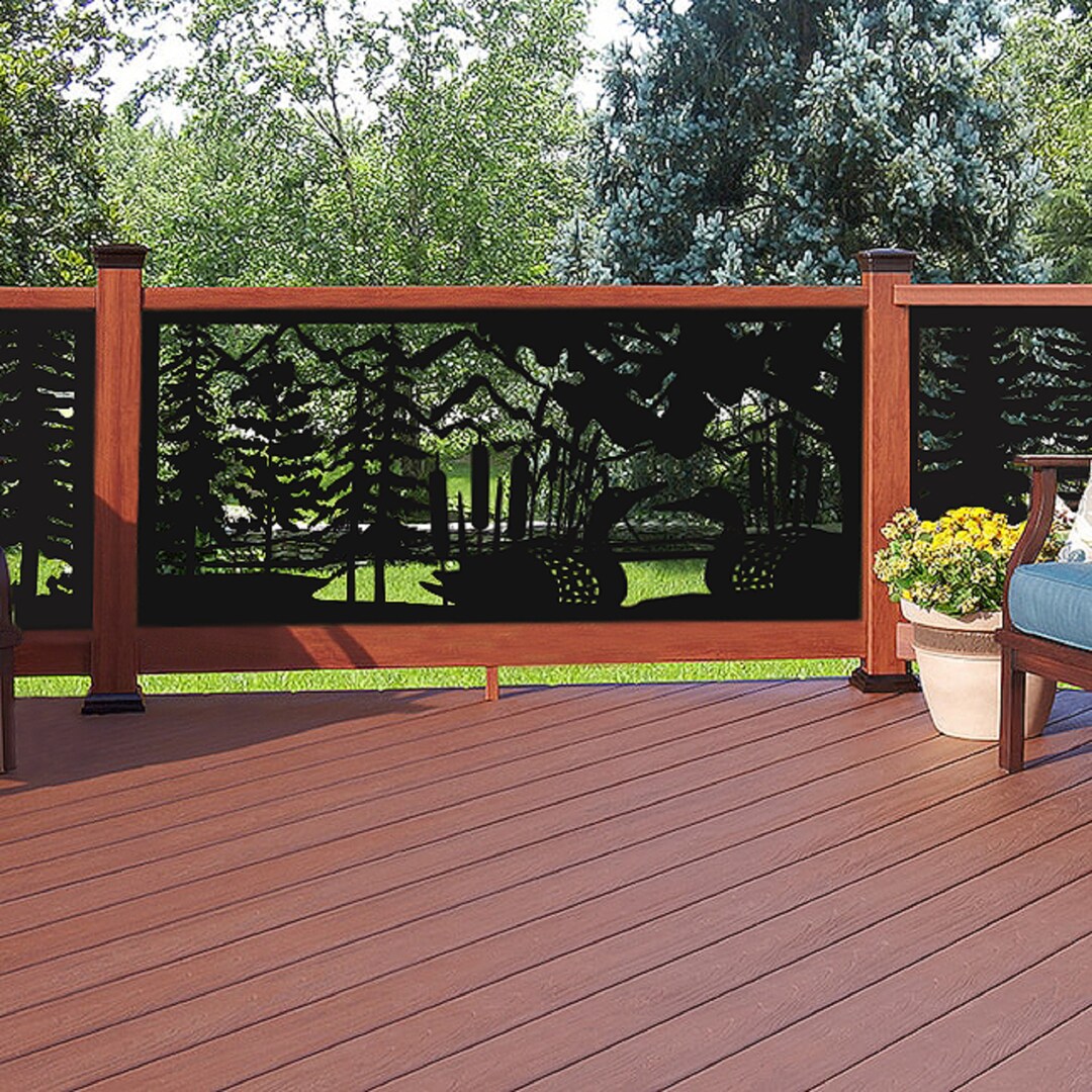 30 X 60 Metal Balcony Panel Handrail Bannister Railing Loon Panel 1