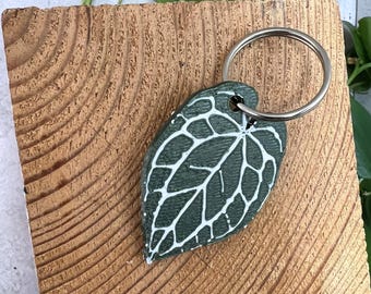 Anthurium Blatt Schlüsselanhänger für Autoschlüssel, Anthurium Pflanze Taschenanhänger für Frauen, Anthurium Pflanze Geschenke für Pflanzenliebhaber, verrückte Pflanzendame