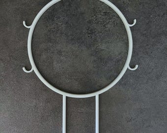 Small Hoop Trellis with Hooks, Eco Friendly Plant Trellis for Climbing Plants, Plant Stake for Pothos, Gift for Her, Hoya Plant Trellis