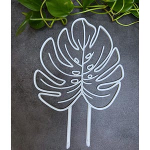 small monstera leaf plant trellis for climbing plants, new apartment gift, gardening gift for her, hoya trellis, plant accessories