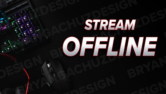PC Desk Twitch Offline Screen