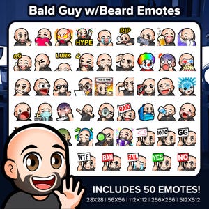 Mega pack d'émotes Twitch pour le streaming, émoticônes Youtube, émoticônes Discord, émoticônes Kick, émoticônes TikTok, émoticônes Rumble