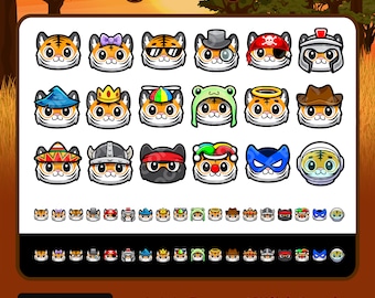 Tiger Twitch Badges Bit Badges Channel Points Discord Badges Youtube Badges Subscriber Badges Facebook Badges TikTok Badges