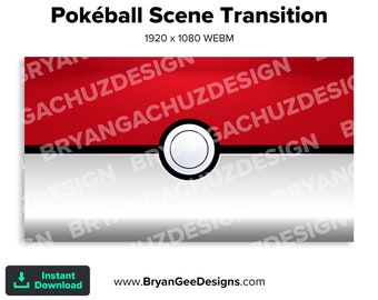 Pokéball Stinger Transition | Animated Twitch Scene Transition