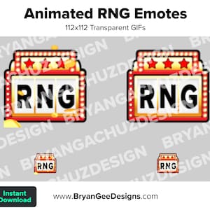 Animated RNG Emote for Twitch or Discord