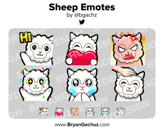 Otter Wave Rage Love HYPE Discord or Youtube Sad and Pat Emotes for Twitch