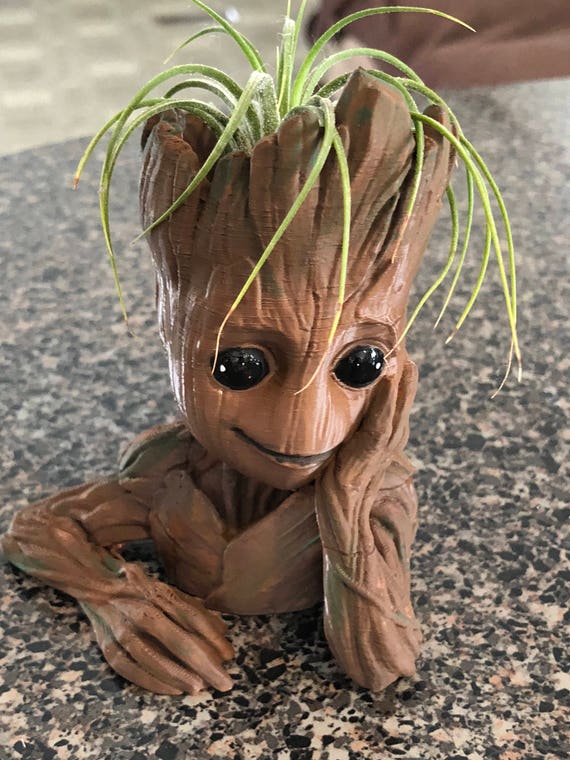 Baby Groot Planter Pot Jardiniere Air Plant Succulent Etsy Singapore