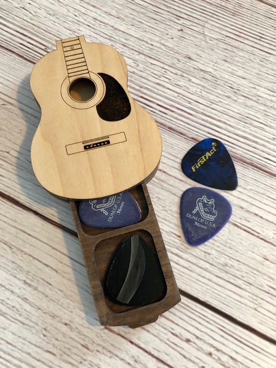 Personalized Guitar Pick Holder Etsy