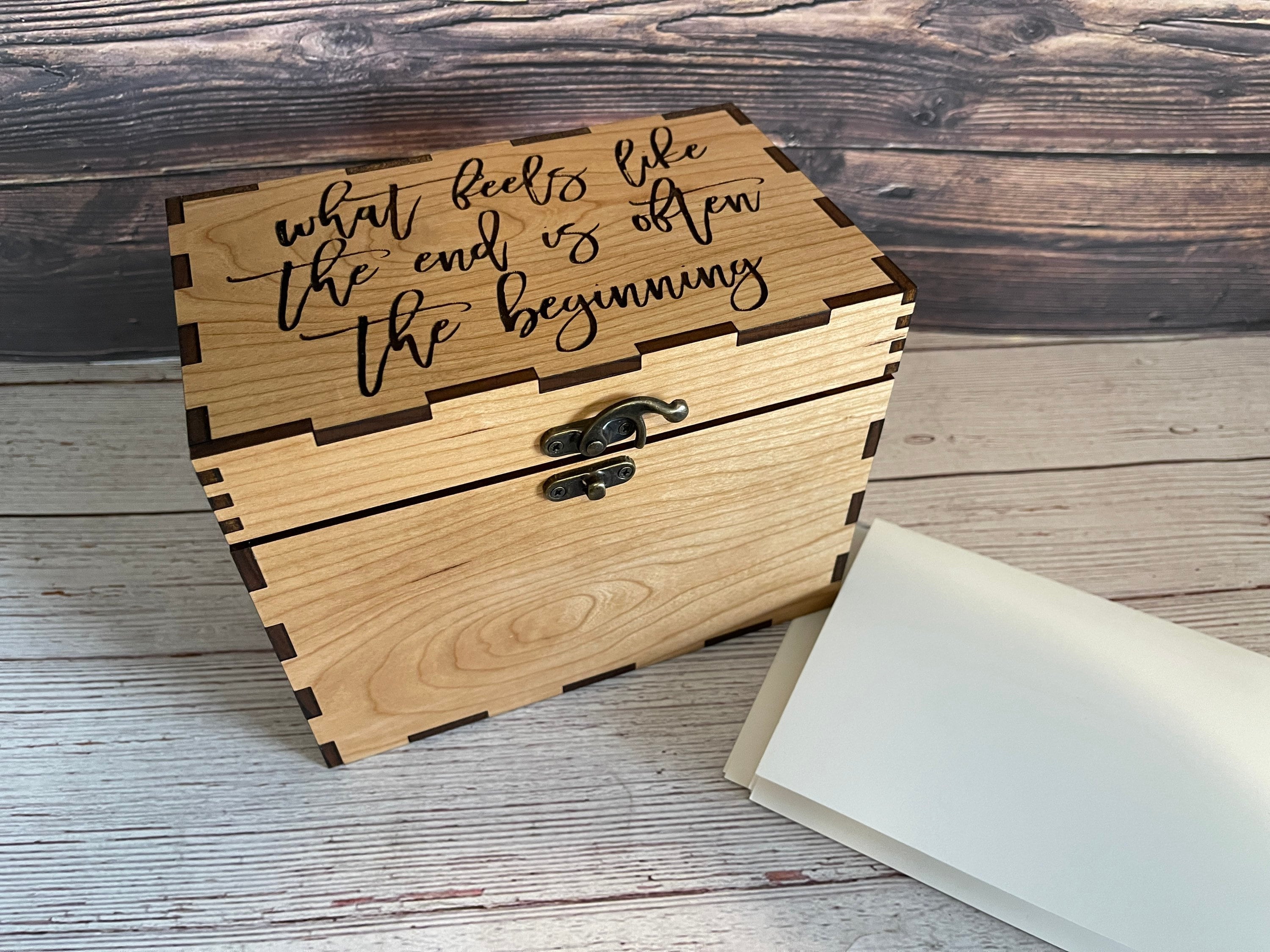 Timber Graduation Box Personalized Wood Graduation Card Box, Keepsake Gift - Etsy