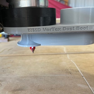 ¡Simplemente la mejor bota antipolvo! Shapeoko magnético/X-Carve, construcciones abiertas, Onefinity, zapata para polvo CNC/Dewalt de 69 mm o 65 mm,