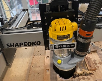 Adjustable CNC Dust Boot for 65mm/69mm Spindles