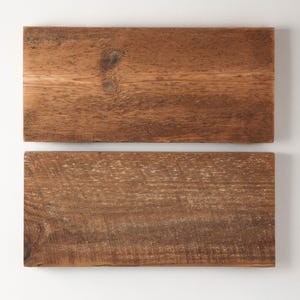 Reclaimed Barn Wood Deep Floating Shelves | 2" Barn Plank | Amish Handcrafted | Set of 2 | Low Profile Brackets image 4