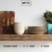 Reclaimed Wood Floating Shelves, Deep, Kitchen, Dishes | Low Profile Brackets | MTO Chunky Deep, Natural | Amish Handcrafted, Lancaster, PA 
