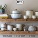 Reclaimed Wood Floating Shelves, Deep, Kitchen, Dishes | Low Profile Brackets | MTO Wide Plank, Natural | Amish Handcrafted in Lancaster, PA 