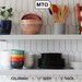 Painted Colored Floating Shelves, Kitchen, Dishes, Deep | White, Gray, Charcoal, Black | MTO Colorway | Handcrafted in Lancaster, PA 