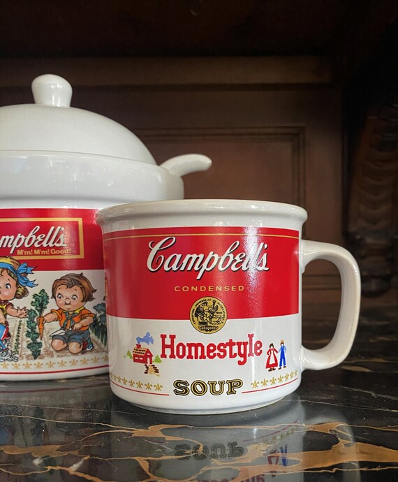 Vintage Campbell Soup Thermos and Campbells Soup Kids Tin -  Sweden