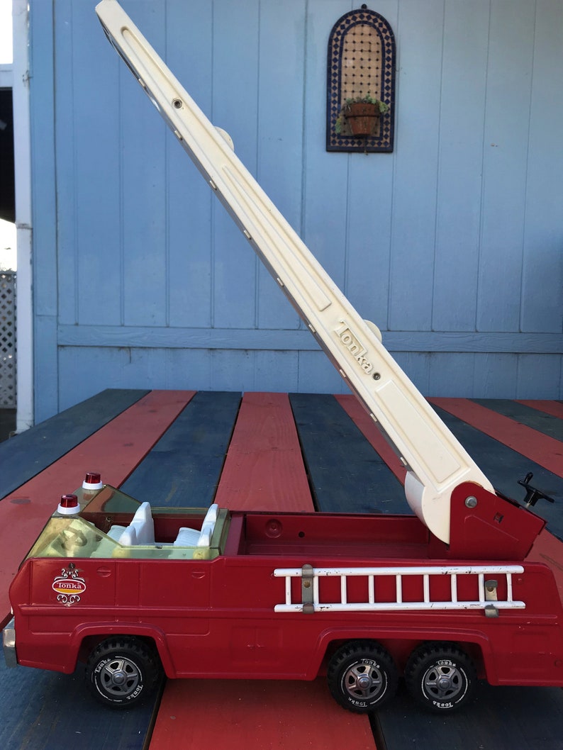 Tonka Aerial Ladder Fire Truck 32202 Vintage 1975 Tonka Red | Etsy