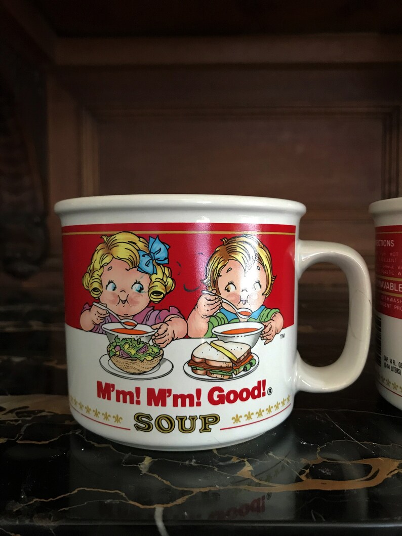 Campbells Kids Soup Mugs 1989 Campbells Soup Collectible Etsy