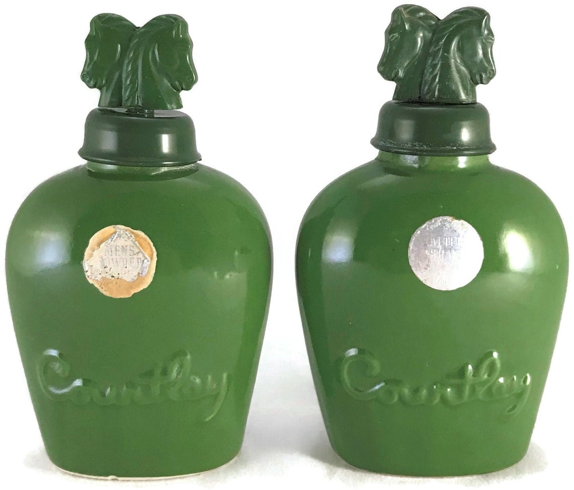 Courtley Ltd. Men's Cologne/aftershave Ceramic Bottle Set Etsy