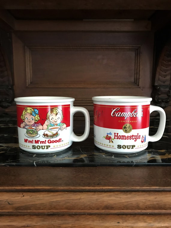 campbell soup mugs 1989
