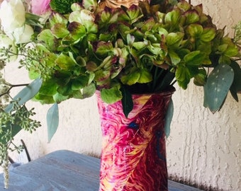 Colorful vase