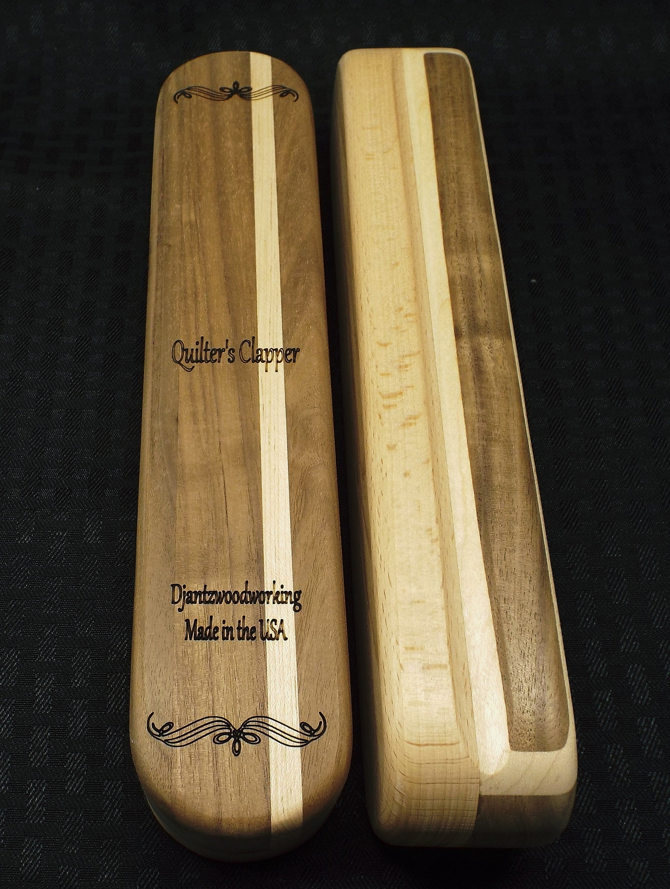 Quilters/Tailors Clappers Walnut and Beech