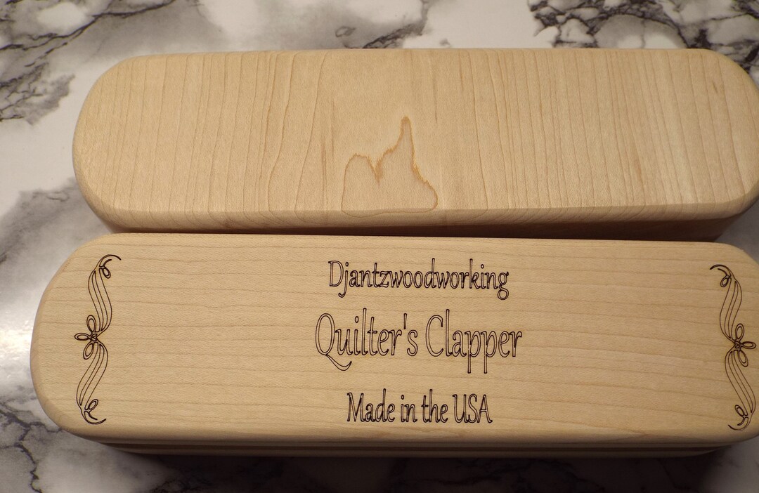 9 Maple Inch Quilters Clapper Etsy