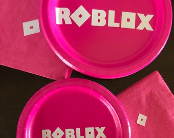 Roblox Party Supplies Etsy - roblox space suit package