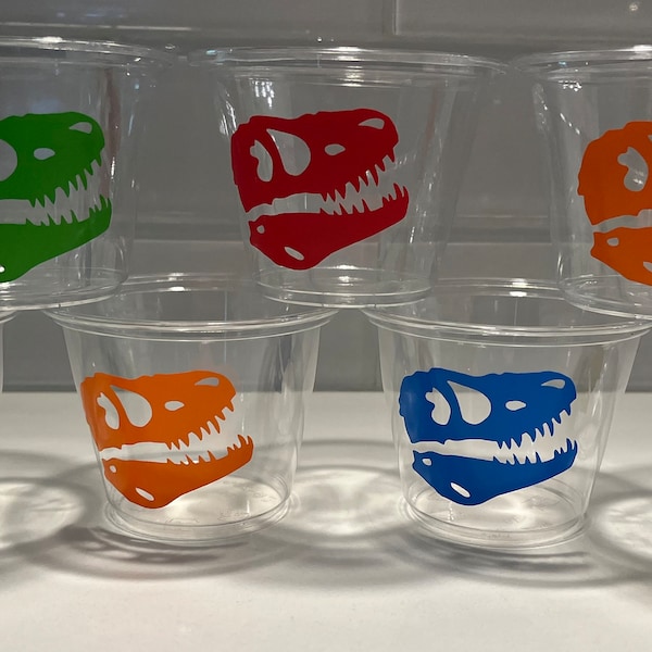 Dinosaur Dino Party Snack Cups T-Rex Party Supplies Birthday Baby Shower Tableware Supplies