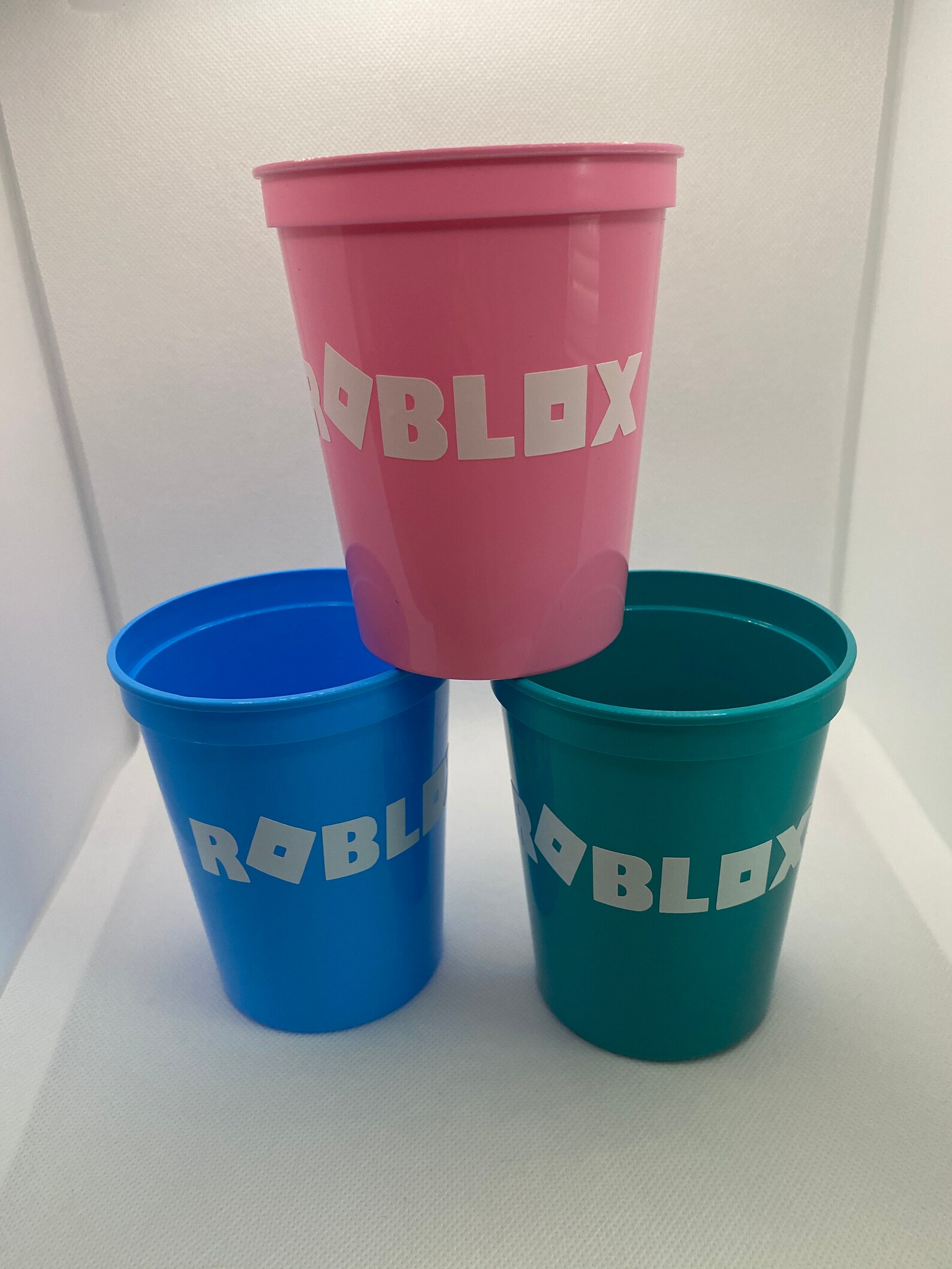 Roblox Party Cups Girls Birthday Reusable Stadium Cup Favors Etsy