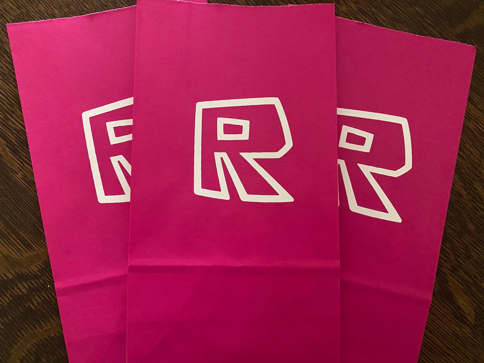 Pink Roblox Party Favor Bags Goodie Bags Loot Bags Birthday Etsy