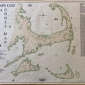 Die Cape Cod Ghost Map (Nummer 1) ist eine Einzelstück im WEIHNACHTSVERKAUF