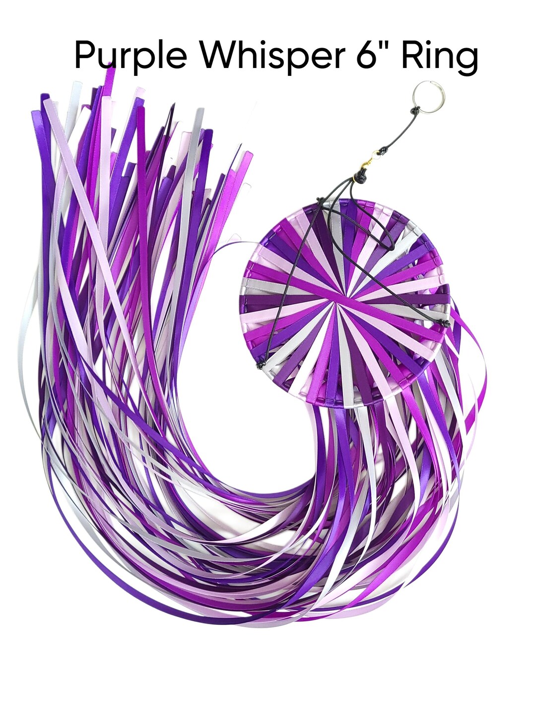 Purple Whisper! Ribbon Windsock, Wind Ribbons, Streamer Double-faced ...