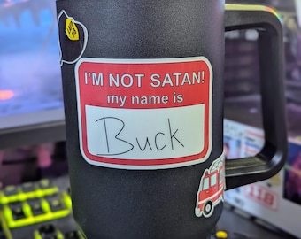 My Name is Buck Sticker