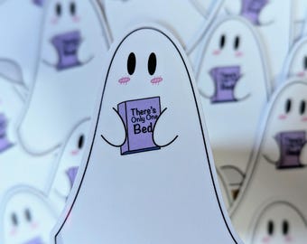Only One Bed Trope Ghost Sticker