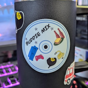 Buddie Mix CD Sticker