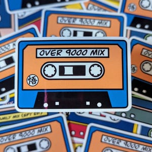 Meer dan 9000 mixtape-stickers