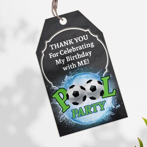 サッカー誕生日タグ、サッカーサンクスカード、サッカー招待状、サッカー誕生日、サッカー招待状、プレイ招待状、サンクスカード、サッカータグ