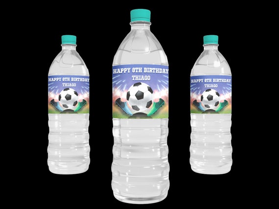 Bottiglia D'acqua Sportiva Con Paglia Calcio Personalizzata Bambini 255849555291 - Foto 5
