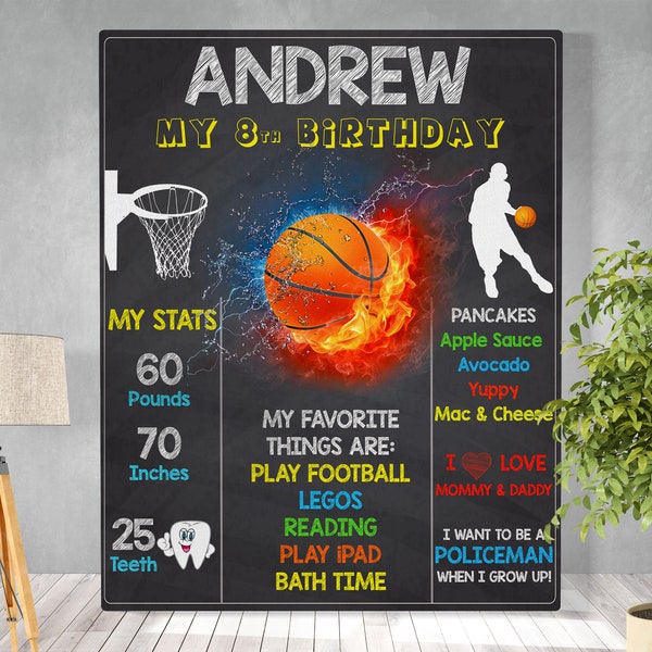 Basketball Poster, Basketball Invitation Chalkboard, Soccer Party Invite, Basketball, sport invite, Basketball board, Basketball