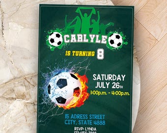 Inviti per feste di compleanno a tema calcio