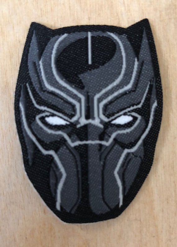 Killmonger Patch BLACK PANTHER Purple Mask Iron On Wakanda Marvel Poster shirt