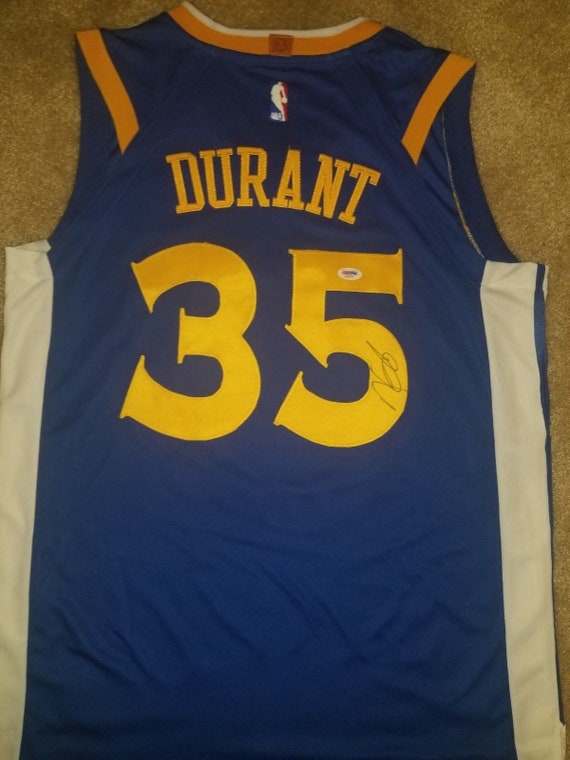 kevin durant autographed jersey