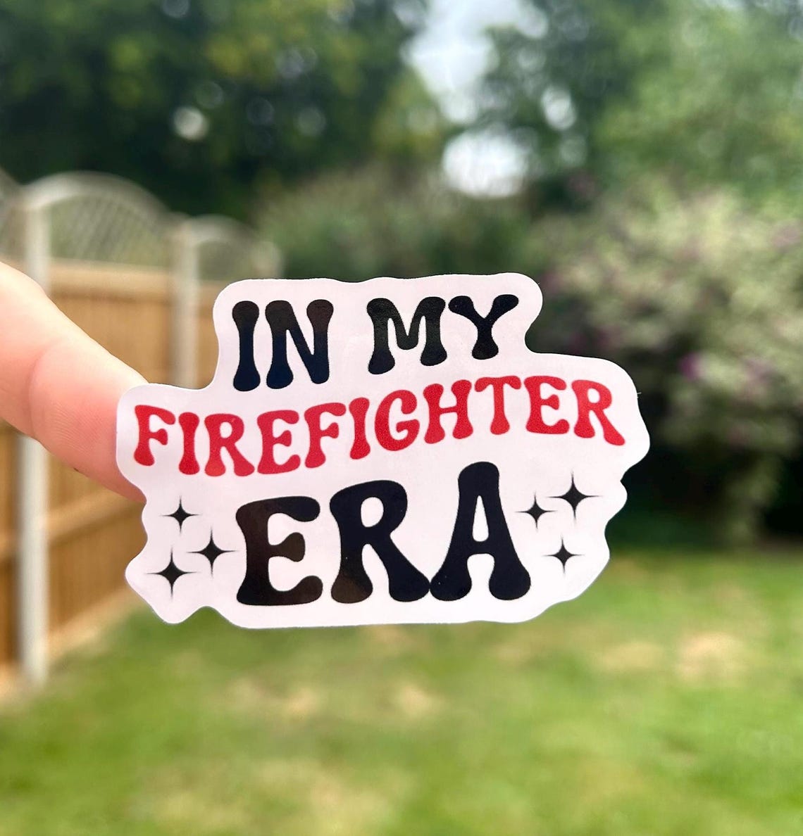 Female Firefighter Sticker, Firefighter Sticker, Fireman Sticker ...