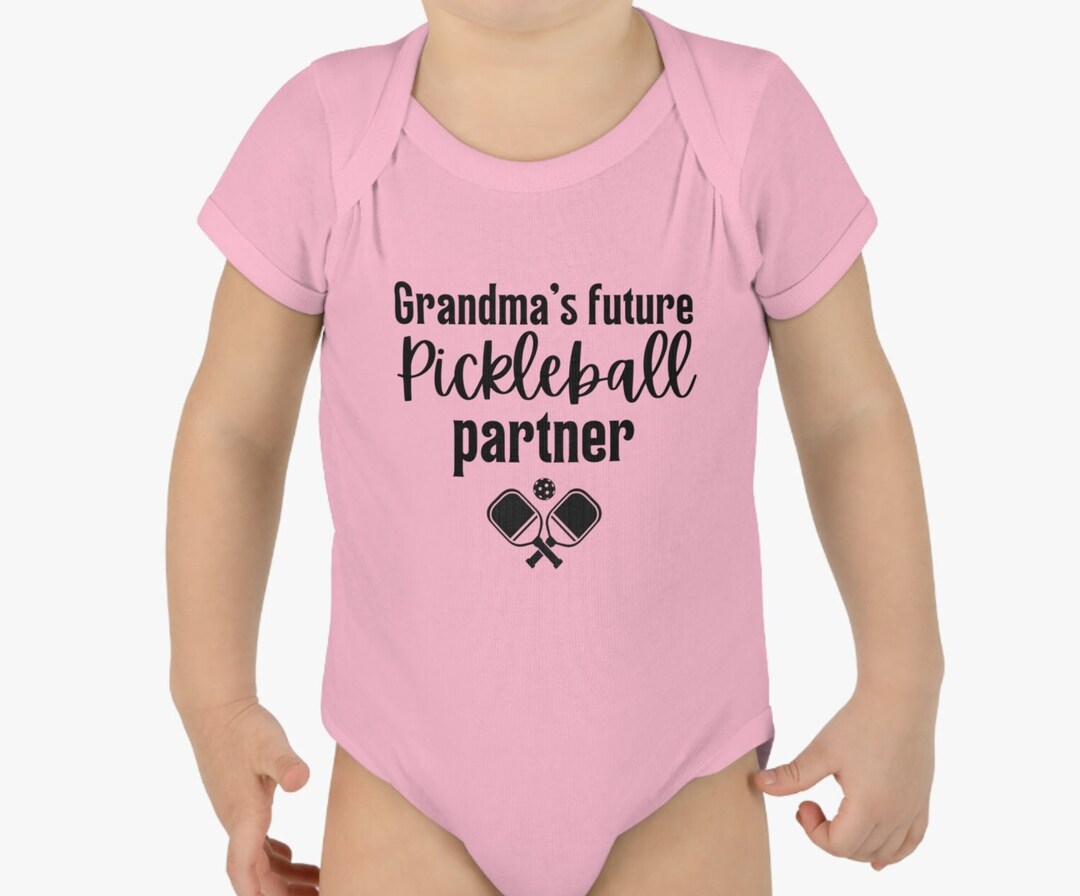 Baby Pickleball Onesie Pickleball Shirt Grandma Pickleball Etsy